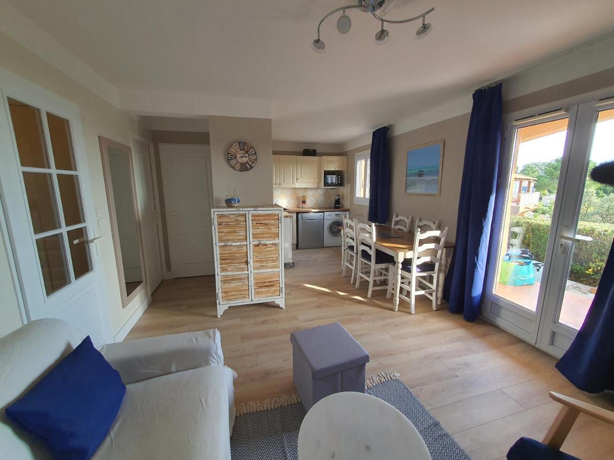 Les Issambres Appart 6 Pers Grande Terrasse Superbe Vue Mer Et Golfe De Saint Tropez, Piscine Zewnętrze zdjęcie