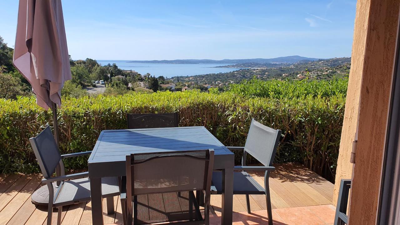 Les Issambres Appart 6 Pers Grande Terrasse Superbe Vue Mer Et Golfe De Saint Tropez, Piscine Zewnętrze zdjęcie