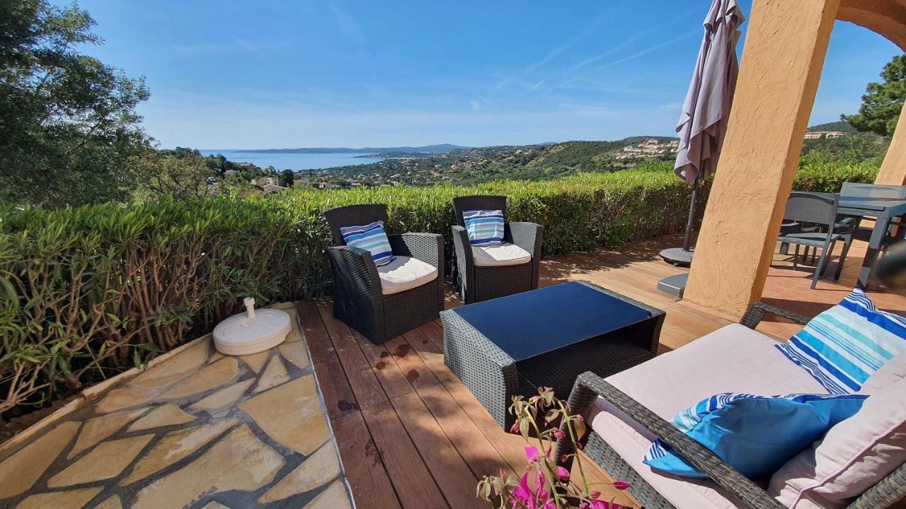 Les Issambres Appart 6 Pers Grande Terrasse Superbe Vue Mer Et Golfe De Saint Tropez, Piscine Zewnętrze zdjęcie